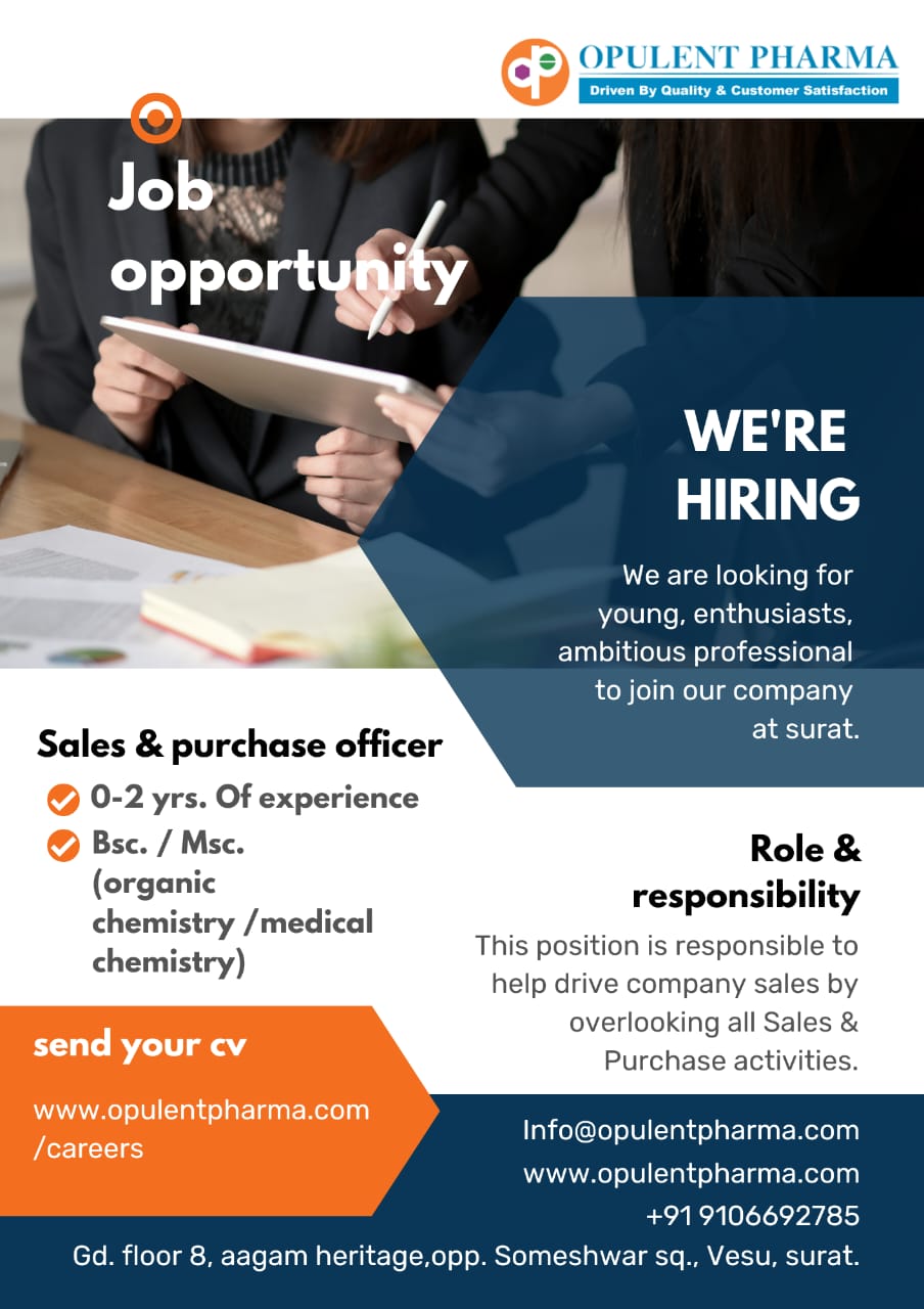 Hiring Sales Purchase Officer