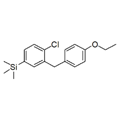 (4-chloro-3-(4-ethoxybenzyl)phenyl)trimethylsilane
